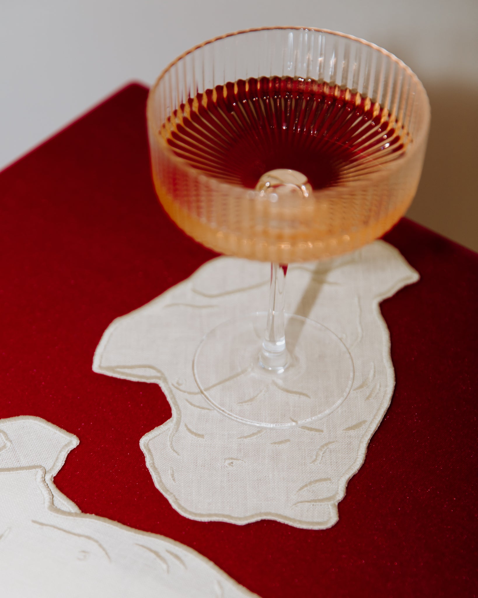 House of Gleason Bust Cocktail Napkin Image