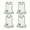 Tennis Dress Cocktail Napkins